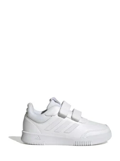 adidas White Hook and Loop Tensaur Kids Trainers Hot