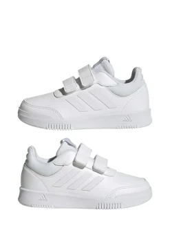 adidas White Hook and Loop Tensaur Kids Trainers Hot