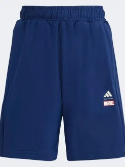 adidas White Marvel Spider-Man Little Kids Top and Short Set New