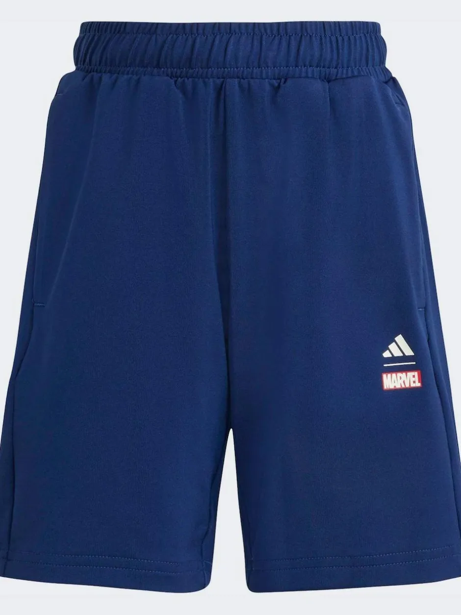 adidas White Marvel Spider-Man Little Kids Top and Short Set New