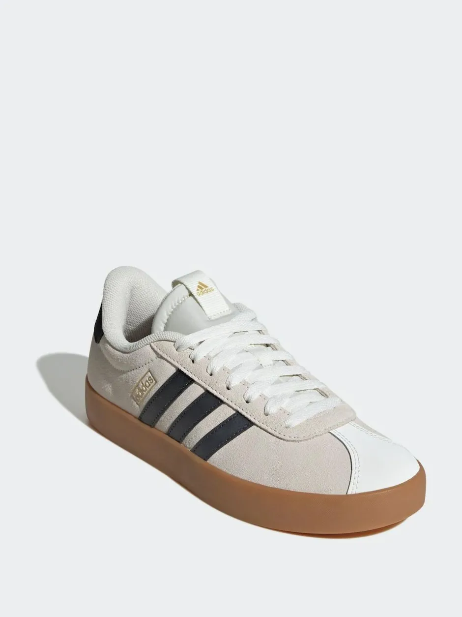 adidas White Off VL Court 3.0 Trainers Hot