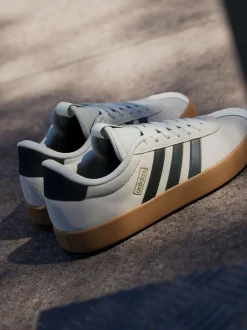 adidas White Off VL Court 3.0 Trainers Hot