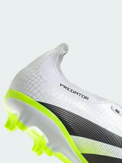 adidas White Predator League Fold-Over Tongue Firm/Multi-Ground Boots Discount
