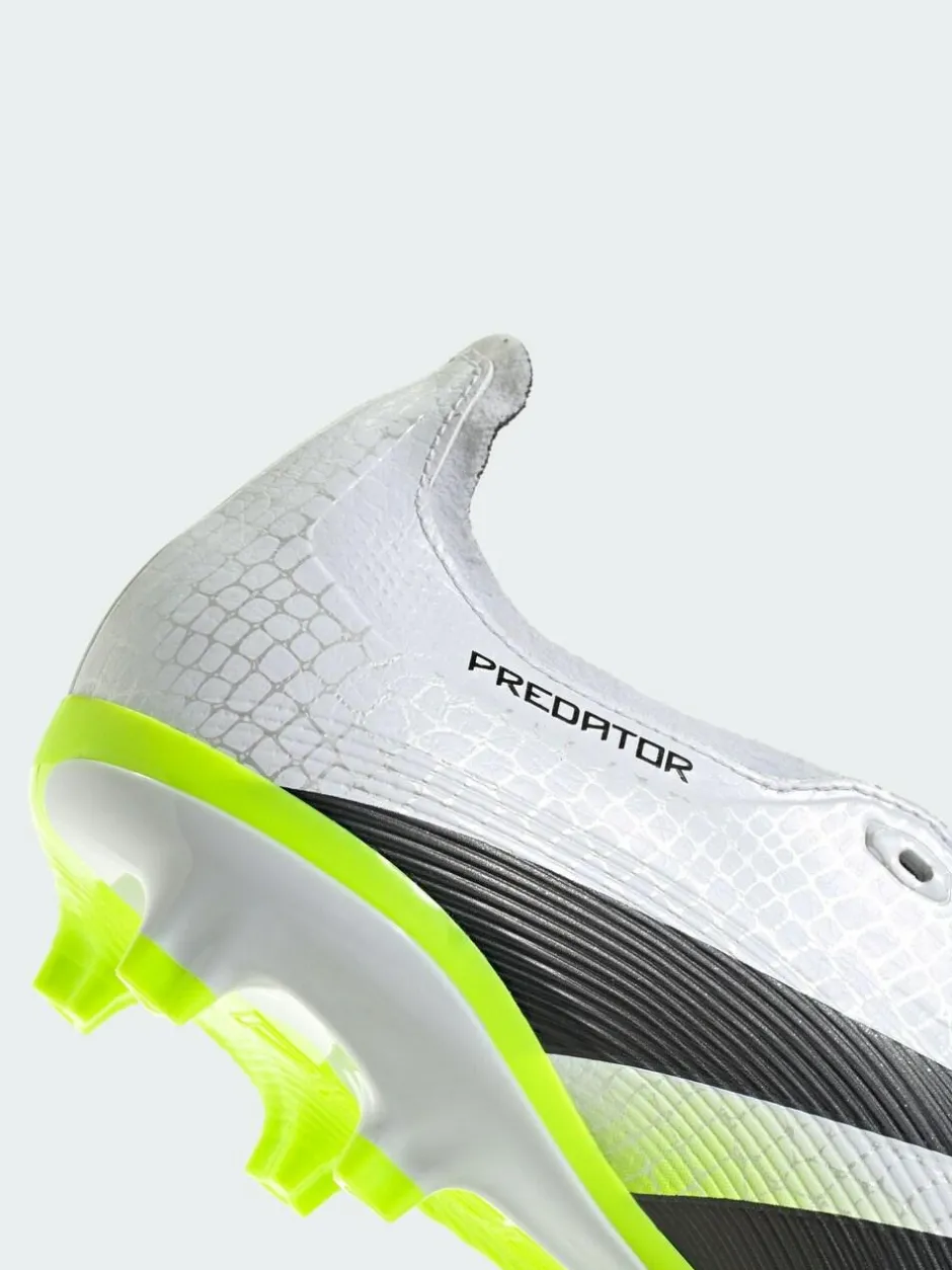 adidas White Predator League Fold-Over Tongue Firm/Multi-Ground Boots Discount