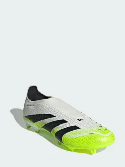 adidas White Predator League Laceless Firm/Multi-Ground Boots Best