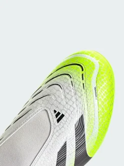 adidas White Predator League Laceless Firm/Multi-Ground Boots Best