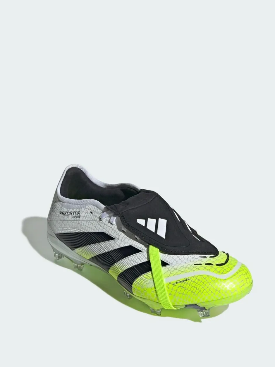adidas White Predator Pro Fold-Over Tongue Firm Ground Boots Online