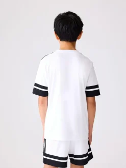 adidas White Squadra 25 Kids Shorts Outlet