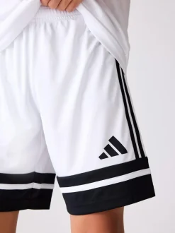 adidas White Squadra 25 Kids Shorts Outlet