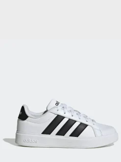 adidas Street Talk Lace Junior Trainers White Sale