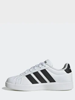 adidas Street Talk Lace Junior Trainers White Sale