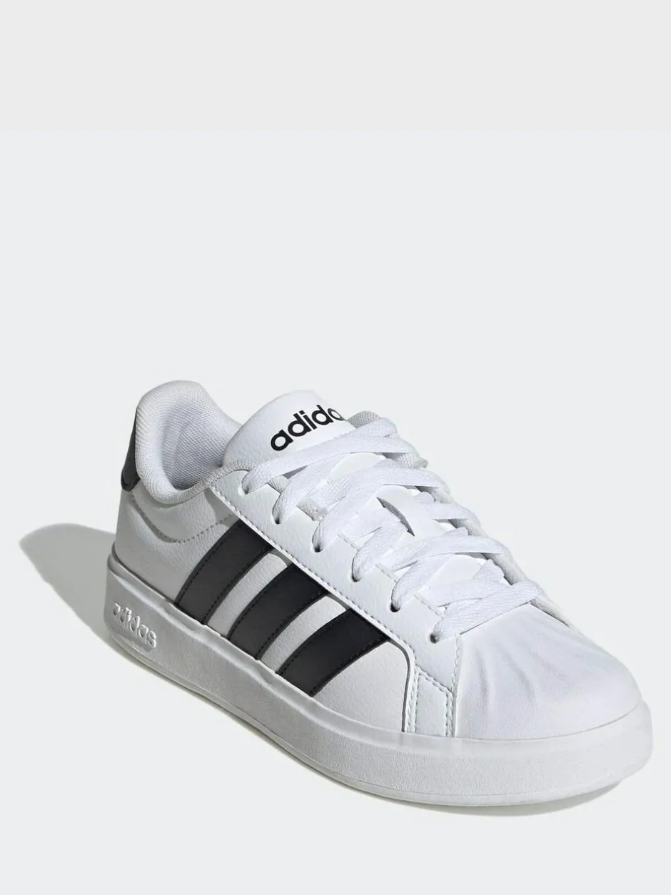 adidas Street Talk Lace Junior Trainers White Sale