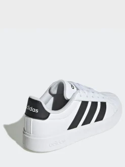 adidas Street Talk Lace Junior Trainers White Sale
