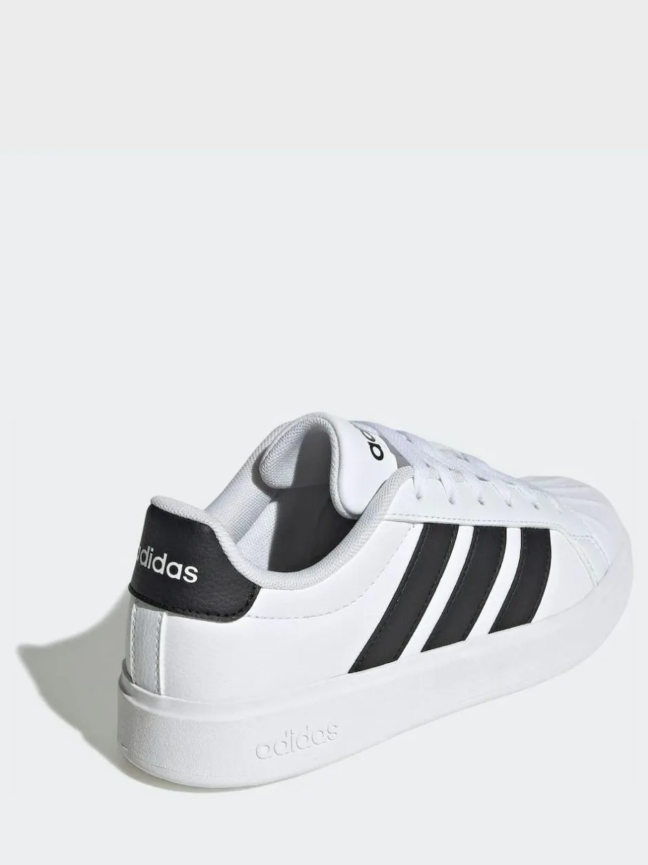 adidas Street Talk Lace Junior Trainers White Sale