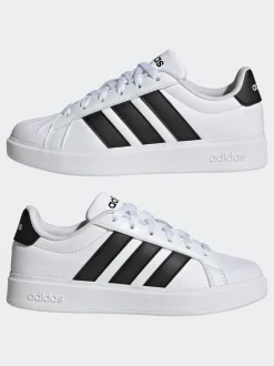 adidas Street Talk Lace Junior Trainers White Sale