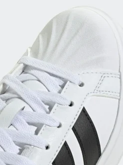 adidas Street Talk Lace Junior Trainers White Sale