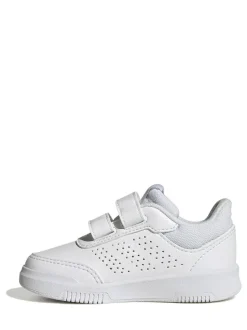 adidas White Tensaur Hook and Loop Infant Trainers