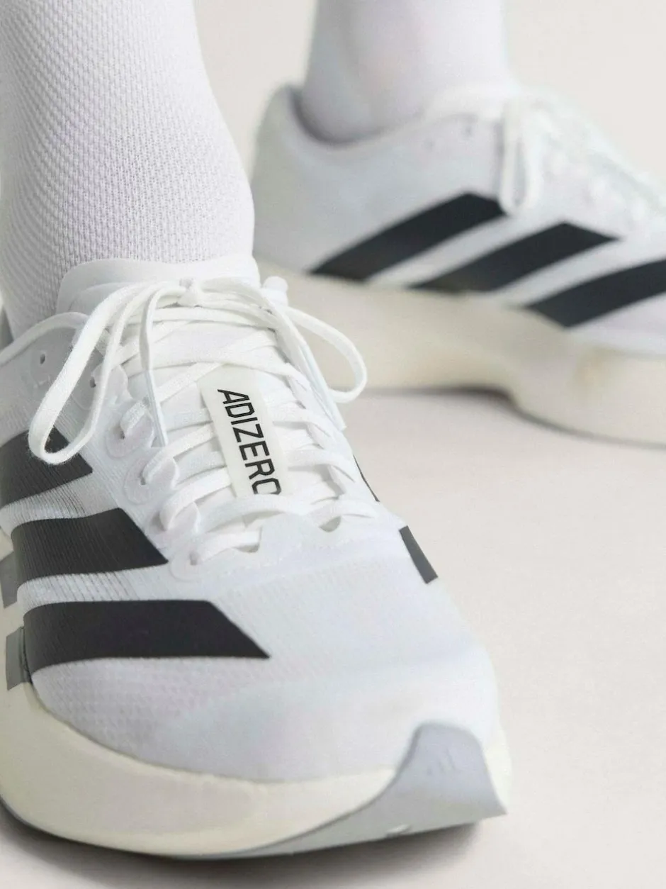 adidas Adizero EVO SL Trainers White/Black Discount