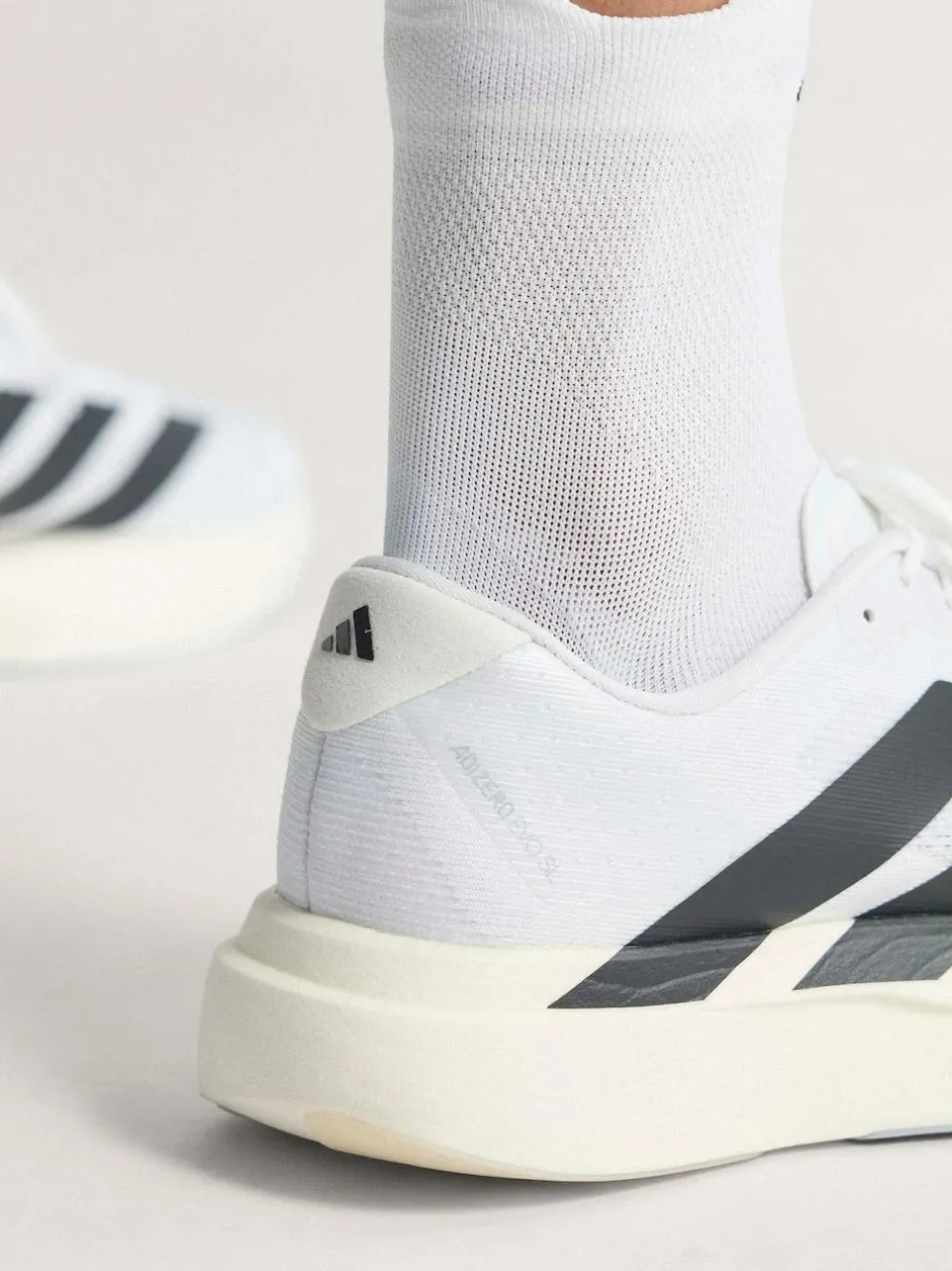 adidas Adizero EVO SL Trainers White/Black Discount