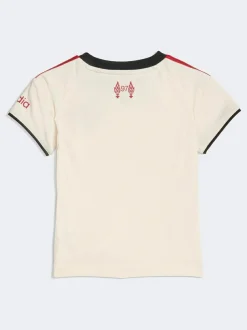 adidas White/Black Baby Kids Liverpool FC 25/26 Away Kit