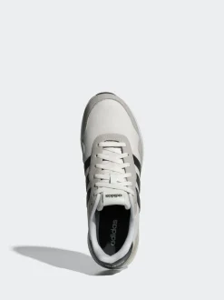adidas White/Black Run 60s 4.0 Trainers Sale