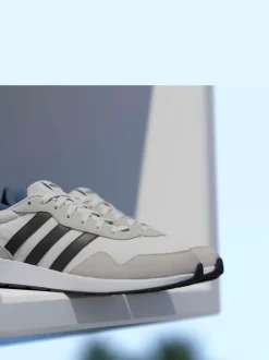 adidas White/Black Run 60s 4.0 Trainers Sale