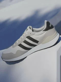 adidas White/Black Run 60s 4.0 Trainers Sale