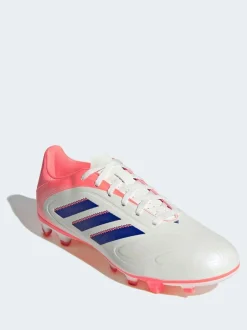 adidas White/Blue Adult Copa Pure 3 Club Firm/Multi Ground Boots Discount