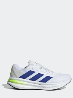 adidas White/Blue Galaxy 7 Running Trainers New