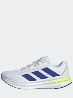 adidas White/Blue Galaxy 7 Running Trainers New