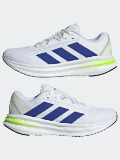adidas White/Blue Galaxy 7 Running Trainers New