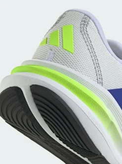 adidas White/Blue Galaxy 7 Running Trainers New