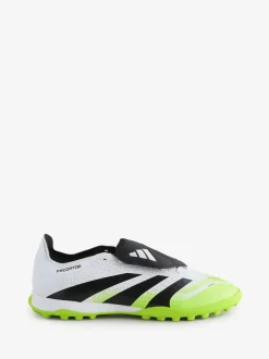 adidas White/Lemon Adult Predator League Fold-Over Tongue Turf Boots Clearance