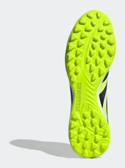 adidas White/Lemon Adult Predator League Fold-Over Tongue Turf Boots Clearance