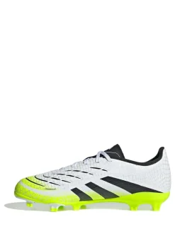 adidas White/Lemon Kids Predator League Firm/Multi Ground Boots Hot