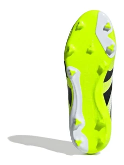 adidas White/Lemon Kids Predator League Firm/Multi Ground Boots Hot