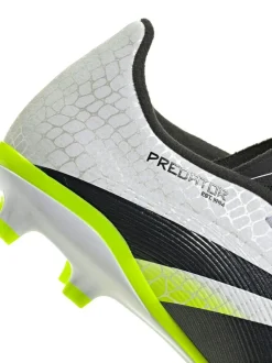 adidas White/Lemon Kids Predator League Firm/Multi Ground Boots Hot