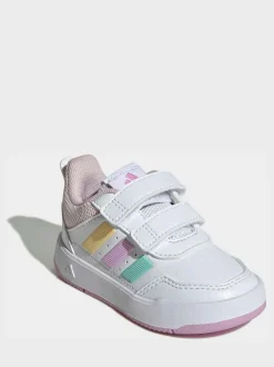 adidas White/Multi Tensaur Sport 3.0 Infant Trainers Clearance