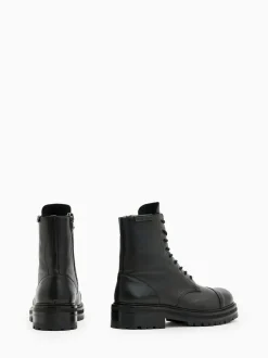 All Saints AllSaints Black Hank Boots Clearance