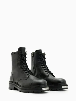 All Saints AllSaints Black Hank Boots Clearance