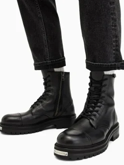 All Saints AllSaints Black Hank Boots Clearance