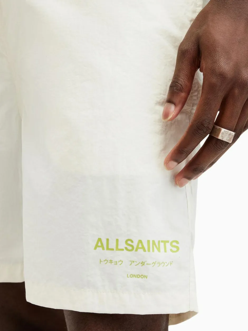 All Saints AllSaints Underground Swim Shorts Green Online