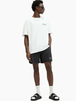 All Saints AllSaints Underground Black Swim Shorts Hot