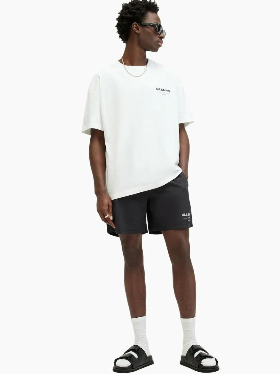 All Saints AllSaints Underground Black Swim Shorts Hot
