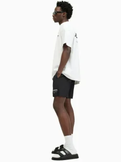 All Saints AllSaints Underground Black Swim Shorts Hot
