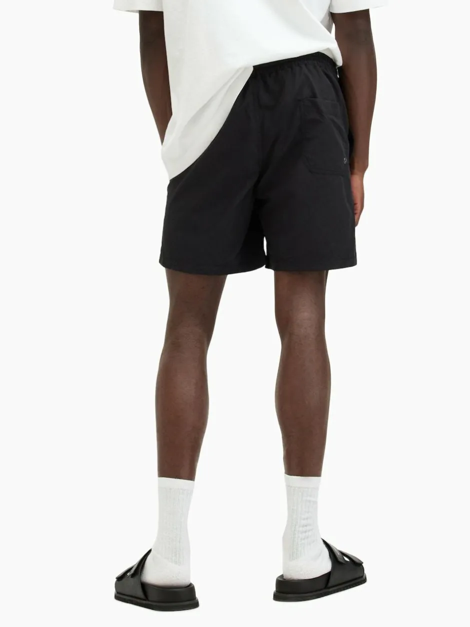 All Saints AllSaints Underground Black Swim Shorts Hot