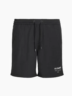 All Saints AllSaints Underground Black Swim Shorts Hot