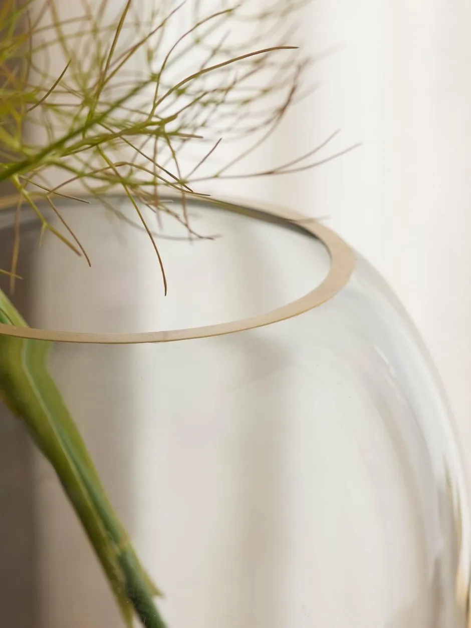 Next Amber Cooper Glass Ombre Vase New