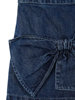 Angel & Rocket Blue Casey Denim Bow Aline Skirt Sale