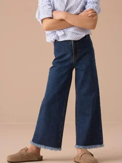 Angel & Rocket Blue Paloma Blue Heart Pocket Cropped Jeans Best